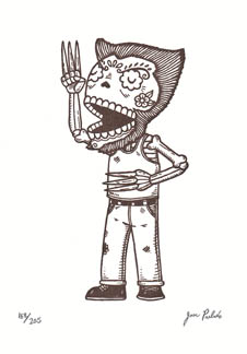 Illustration for article titled Scifi and fantasy characters shed their skin for the Day of the Dead